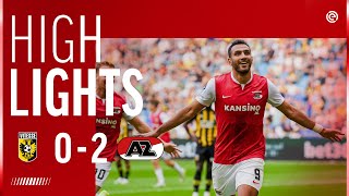 ⚽⚽ Pavlidis at the double  Highlights Vitesse  AZ [upl. by Nysa]