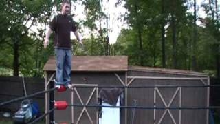 Swanton Bomb  How to do Jeff Hardys Swanton Bomb prowrestling move [upl. by Alpert]