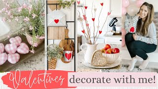 💗 VALENTINES DAY DECORATE WITH ME 💗 VALENTINES DAY DECOR 💗 SIMPLE VALENTINES DAY DECORATING IDEAS [upl. by Merideth298]