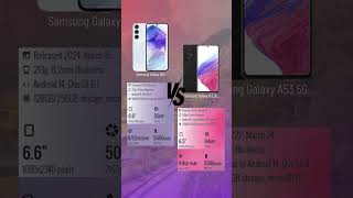 Samsung Galaxy A55 vs Samsung Galaxy A53 5G [upl. by Mosira581]