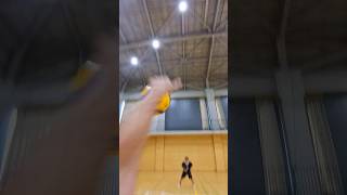 MASTERED the ART of TWO handed SPIKING in VOLLEYBALL 🏐 voleibol volleyballplayer haikyuu バレーボール [upl. by Halladba]