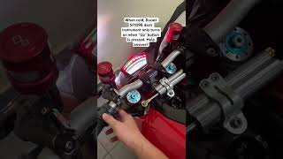 Ducati Streetfighter 1098 Dash Instrument Issue [upl. by Esirahs]