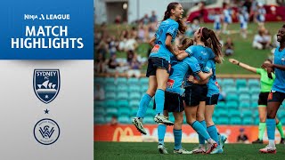 HIGHLIGHTS Sydney FC v Western Sydney Wanderers  Ninja ALeague [upl. by Soigroeg]