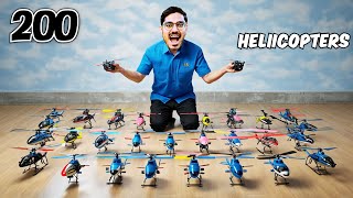 We Fly 200 RC Helicopters Worth ₹100000🔥 आसमान में खलबली मच गई Crazy Experiment [upl. by Phillipp]