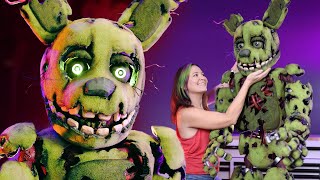 We made a real SPRINGTRAP Animatronic from FNAF [upl. by Ytirahc]