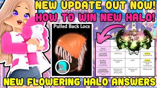 NEW UPDATE Out Now And How To Win The New Entwined Vines Flowering Halo 2024 Royale High Update [upl. by Juana]