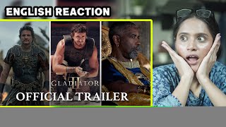 Gladiator 2 Trailer REACTION 2024 Movie  Paul Mescal Pedro Pascal Denzel Washington [upl. by Anahir164]