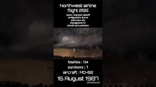 northwest airline flight 255 crash animation edit [upl. by Annek]