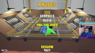 GANG BEASTS ONLINE MULTIPLAYER BETA with friends Version 003 [upl. by Llewen]