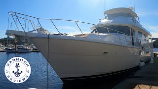 Sold  575000  19912008 Hatteras 70 Cockpit Motor Yacht For Sale [upl. by Cchaddie]