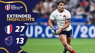 Les Bleus and All Blacks clash in epic opener  France v New Zealand  RWC 2023 Extended Highlights [upl. by Akived]