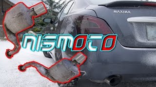 2009 NISSAN MAXIMA MUFFLER DELETE  NISMOTO [upl. by Candi192]