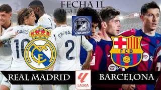 EN VIVO REAL MADRID VS BARCELONA FECHA 15 LIGA EA SPORTS 22102024 [upl. by Ramilahs]