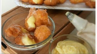 Zeppole con crema pasticcera [upl. by Yim]