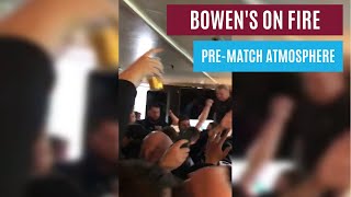 Bowens on fire at the Carpenters Arms in London  West Ham songs 20212022 [upl. by Arhaz]