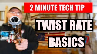 BLACK POWDER BARREL TWIST RATE BASICS [upl. by Icken]