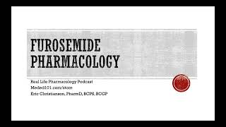 Furosemide Lasix Pharmacology [upl. by Nolte]