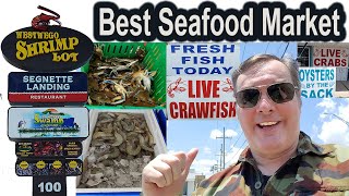 Westwego Shrimp Lot The Best Seafood Market Around New Orleans [upl. by Nibuz]