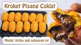 BUATNYA SESIMPLE ITU  RESEP MUDAH BUAT KROKET PISANG COKLAT LUMER [upl. by Timms]