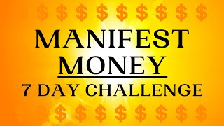 7 Day Challenge  Manifest Money Meditation [upl. by Saffian637]