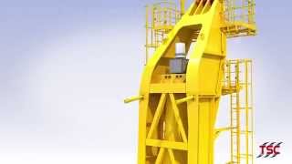 Kingpost Crane Video [upl. by Enelrac]