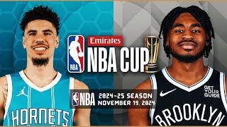 Charlotte Hornets vs Brooklyn Nets Full Game Highlights  Nov 19 2024  202425 NBA Season [upl. by Lawan849]