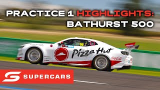 Practice 1 Highlights  Thrifty Bathurst 500  2024 Repco Supercars Championship [upl. by Innoj]