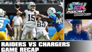 Raiders vs Chargers Game Recap  Raiders Talk 67 [upl. by Elitnahc]