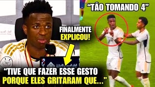 🚨 EITA Olha o que o VINICIUS JR FALOU SOBRE a PROVOCAÇÃO QUE FEZ HOJE PRO BARCELONA [upl. by Namia]