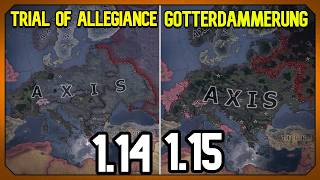 114 AAT vs 115 Götterdämmerung HOI4 AI Timelapse [upl. by Okorih729]