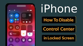 iPhone ios 18 New Feature Update  How to disable Control Center in iPhone Lock Screen [upl. by Spark]