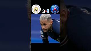 Real Madrid Vs Paris SaintGermain ⚡ Highlights championsleague messi shorts [upl. by Atinrev]