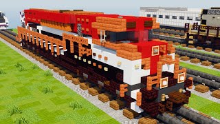 Minecraft CECX 1919 Cummins QSK95 Train Tutorial [upl. by Dorcas]