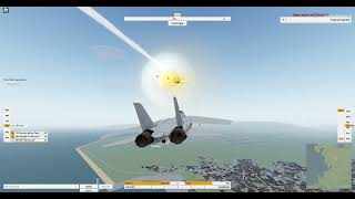 Tomcat Shoots Down 4 Fighters  Roblox Neo Warfare X [upl. by Innek]