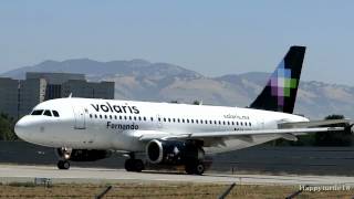 Volaris Airlines A319 CLOSE UP Takeoff From San Jose International Airport [upl. by Stewart249]