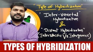 InterVarietal  InterSpecific  Intra Specific  InterGeneric  IntraGeneric Hybridization [upl. by Lyrred111]