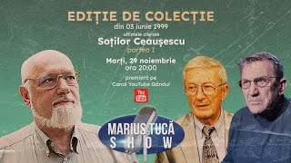 Ultimele zile ale soților Ceaușescu partea I  Marius Tucă Show ediție de colecție [upl. by Main]