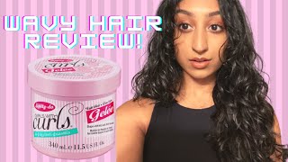 UNSPONREVIEW DIPPITY DO GIRLS WITH CURLS GELEE ON WAVY HAIR [upl. by Emmanuel]