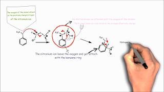 Nitration of Anisole  Nitration Mechanism Nitration of Methoxy Benzene  Whiteboard Animation Easy [upl. by Dicks205]