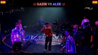 8X8 ALEK VS GAZIR  FINAL NACIONAL RED BULL BATALHA ESPANHA 2024🤯​🥵​​LEGENDADO🇧🇷 [upl. by Artenra]