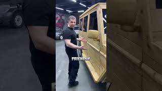 Wooden Gwagen replica by G54 full video in description shorts [upl. by Eilrebma496]