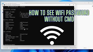 How to see WIFI password without CMD [upl. by Carlyle]