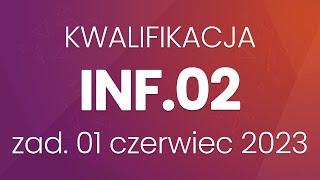 Kwalifikacja INF02  zadanie 01  czerwiec 2023  serwer Linux bez GUI  część praktyczna [upl. by Ormond181]