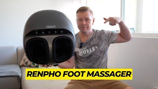 RENPHO Foot Massager Machine with Heat Review [upl. by Lyrej]