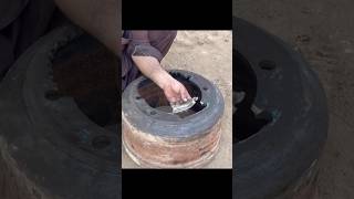 Amazing Fix Repairing a Broken Brake Drum with Amazing Technique [upl. by Nnylav310]