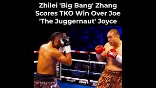 Zhilei Zhang vs Joe Joyce  Big Bang Dismantles The Juggernaut  Zhang Wins Via TKO in 6 [upl. by Casilde215]