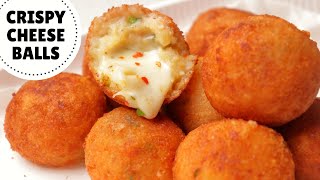 CRISPY POTATO CHEESE BALLS Recipe  Crispy amp Cheesy Potato Snack [upl. by Yeblehs]