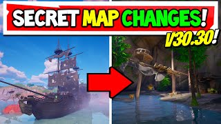 Fortnite Pirates of the Caribbean SECRET MAP CHANGES  v3030 [upl. by Boardman]