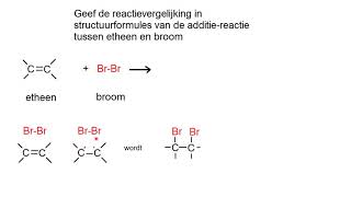 Oefeningen met substitutie en additie reacties [upl. by Aicnerolf]