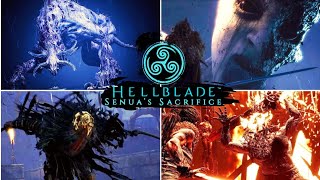 Hellblade Senuas Sacrifice  All Bosses and Secret Ending PS5 4K 60fps [upl. by Sillihp17]